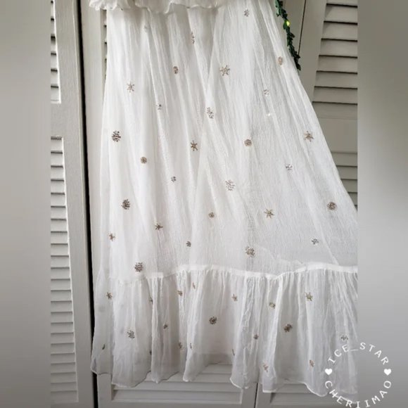 Free People x Ranna Gill NWT HTF Mila Cold Shoulder Dress - Picture 4 of 11